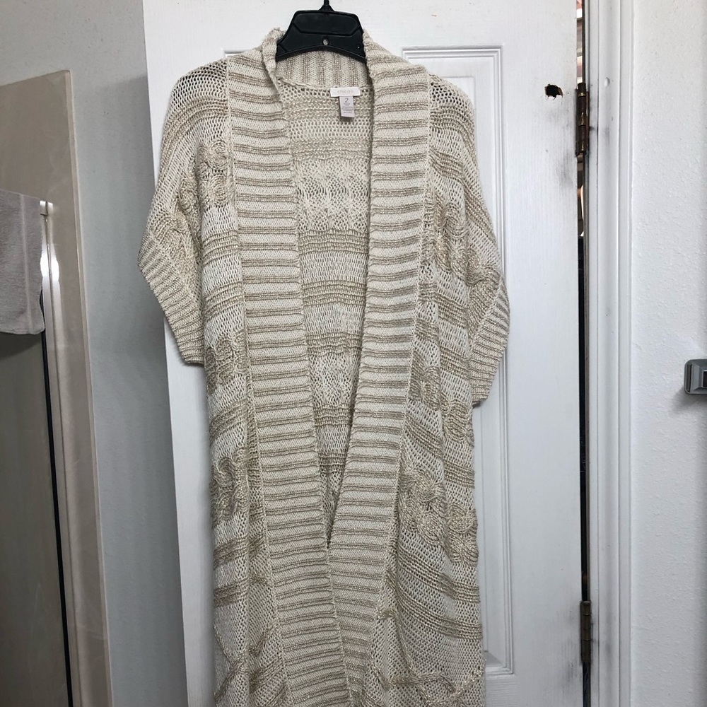 **NWOT CHICOS size 2 Cardigan Sweater - Picture 4 of 8